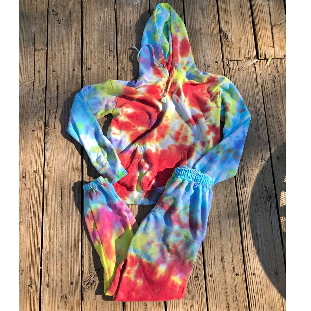 Tie Dye Joggers & Hoodie Sweatsuit